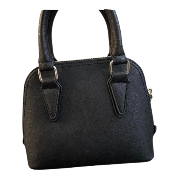 Steve Madden Black Mini Bag with Silver Accents - Picture 2 of 3